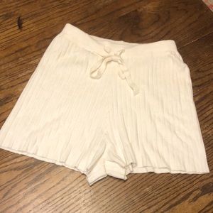On 12th ribbed sweater shorts